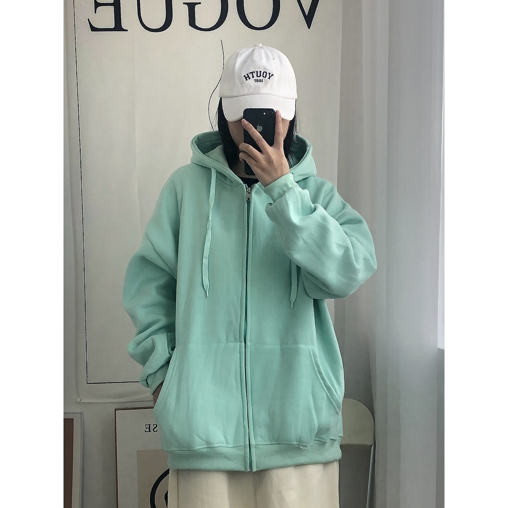Áo khoác nỉ Hoodie trơn basic ulzzang - Made by Fiin | BigBuy360 - bigbuy360.vn