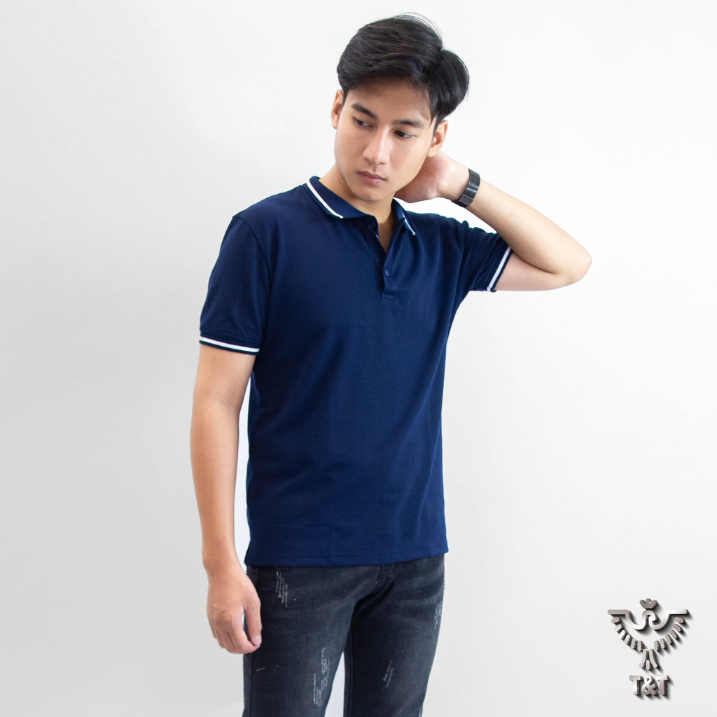 Áo thun nam áo polo nam cổ bẻ tay ngắn chất thun cotton co dãn thoáng mát kiểu dáng hàn quốc PL202
