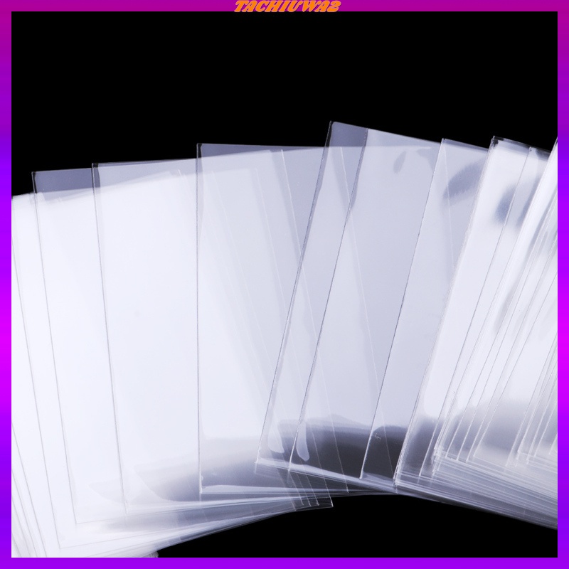 Set 100 Túi Đựng Thẻ Ngân Hàng 60x90mm Trong Suốt Bảo Vệ An Toàn Kích Thước 2
