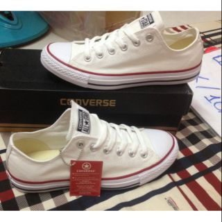 Giày converse classic trắng cổ thấp real new