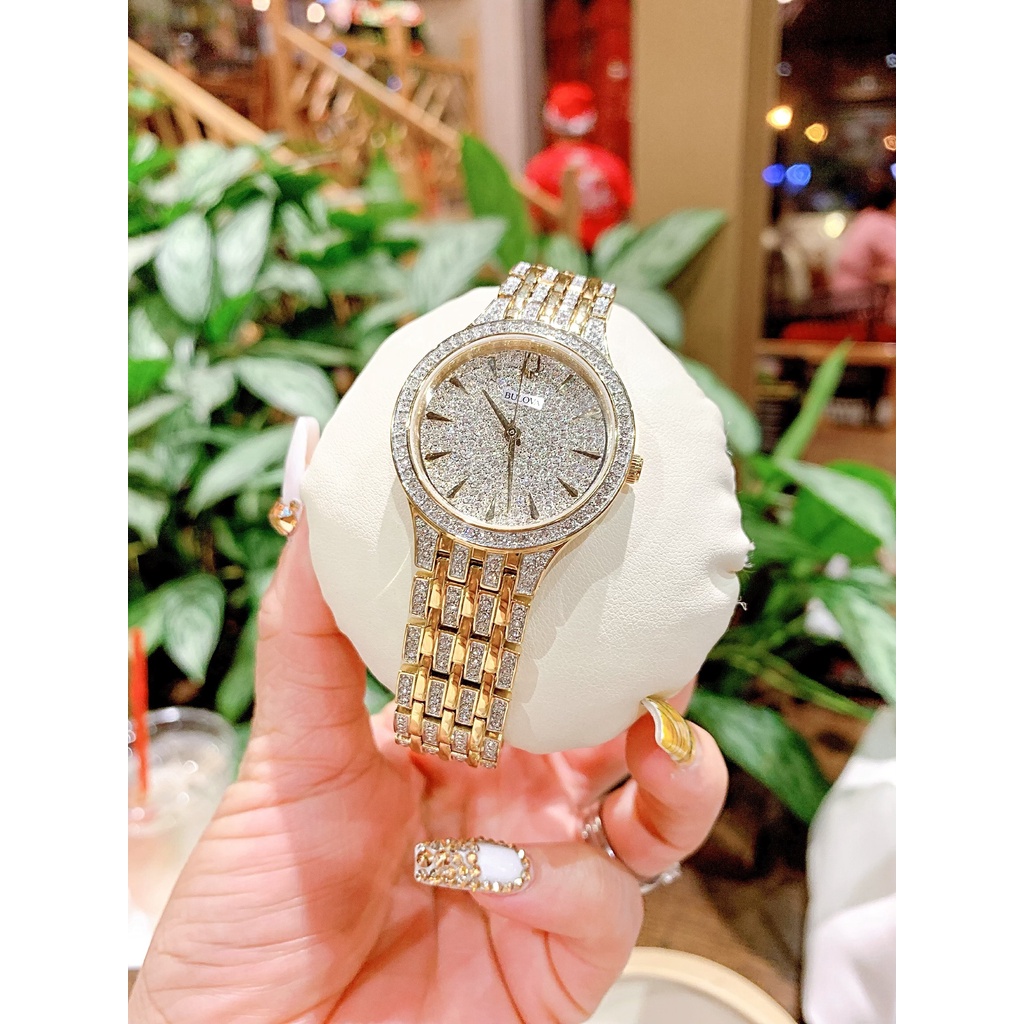 Đồng hồ nữ chính hãng Bulova 98L263 - Máy Pin - Kính cứng