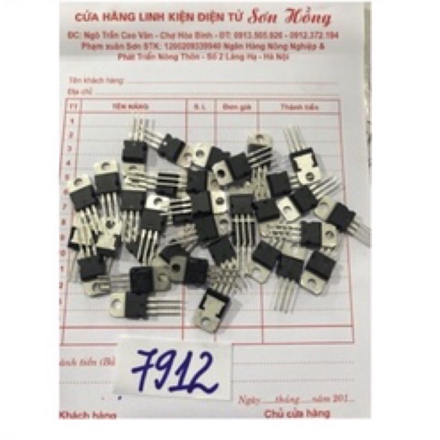 5 con Ic ổn áp 7912 To220V-1.5A-12V