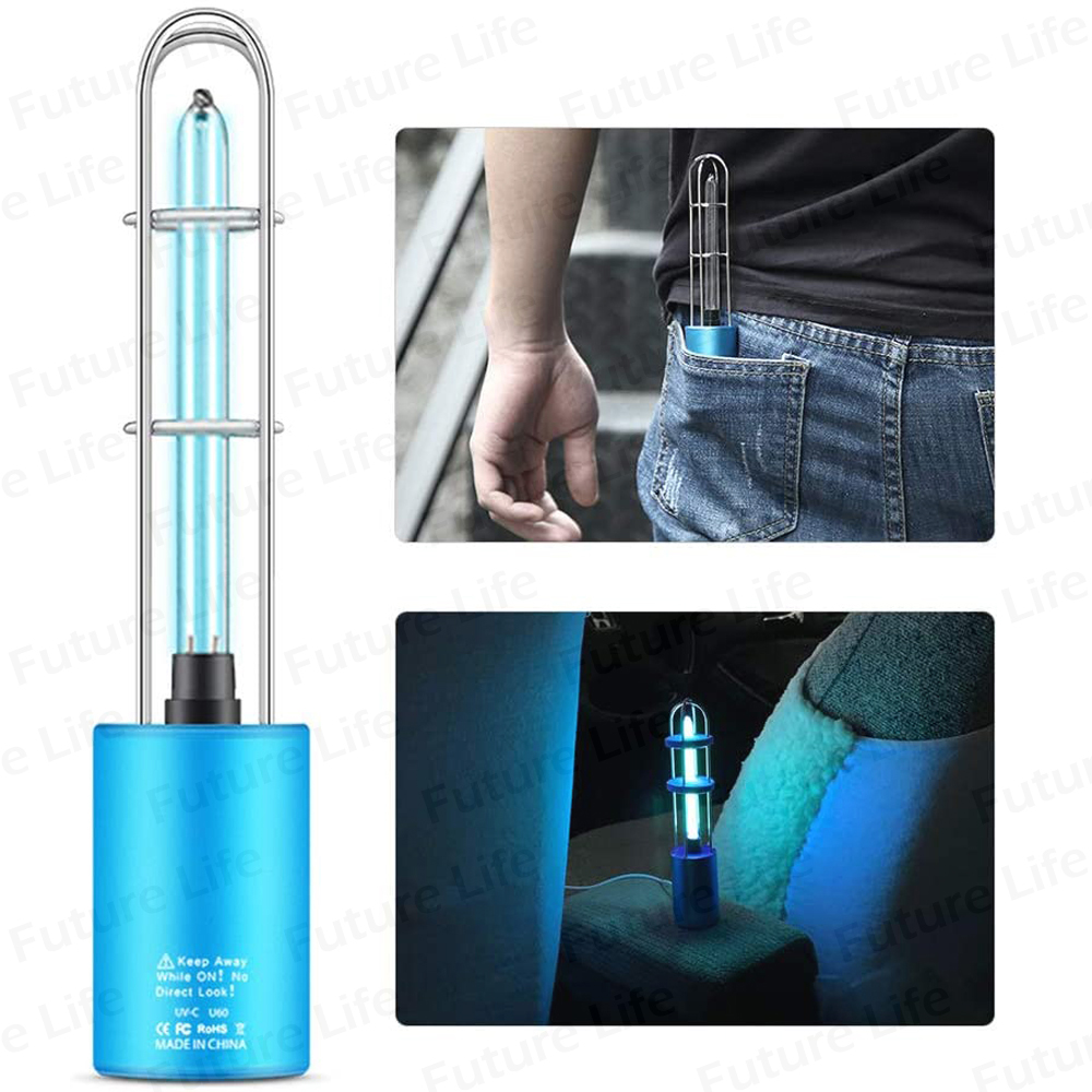 máy tiệt trùng bình sữa máy tiệt trùng uv Ultraviolet Disinfection Lamp Đèn khử trùng tia cực tím cầm tay có thể sạc lại loại bỏ mùi hôi Đèn diệt khuẩn bằng tia cực tím gắn trên xe làm tăng ion âm