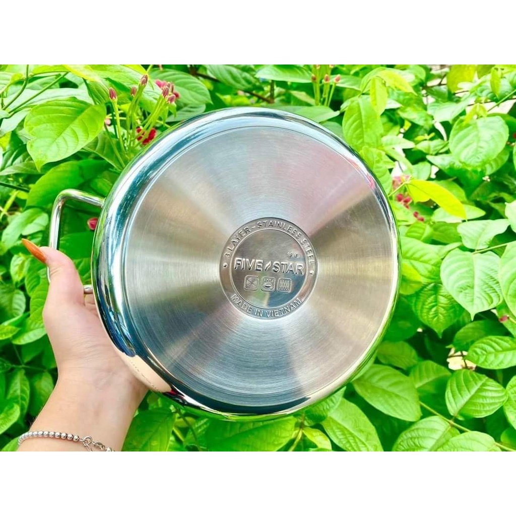 Nồi Inox FIVESTAR 3 đáy. Hàng KM