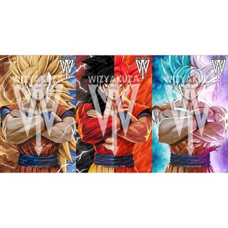 Poster 3D biến hình Dragon Ball 7 viên ngọc rồng - Goku - Trang trí góc gaming, làm việc