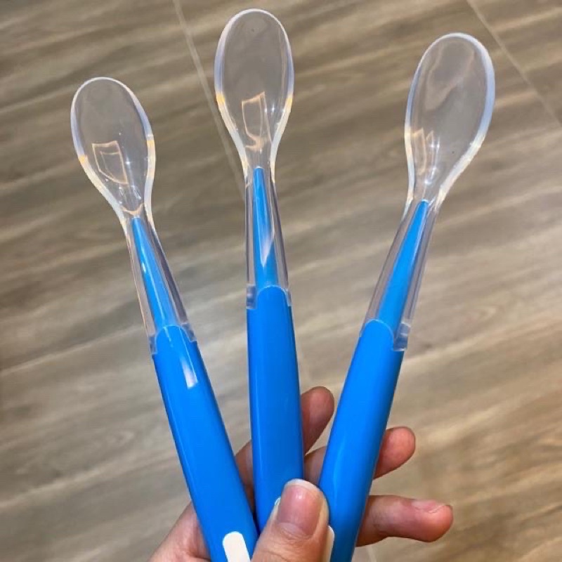 [HCM - SIÊU RẺ] Thìa Báo Nóng Ăn Dặm Cho Bé