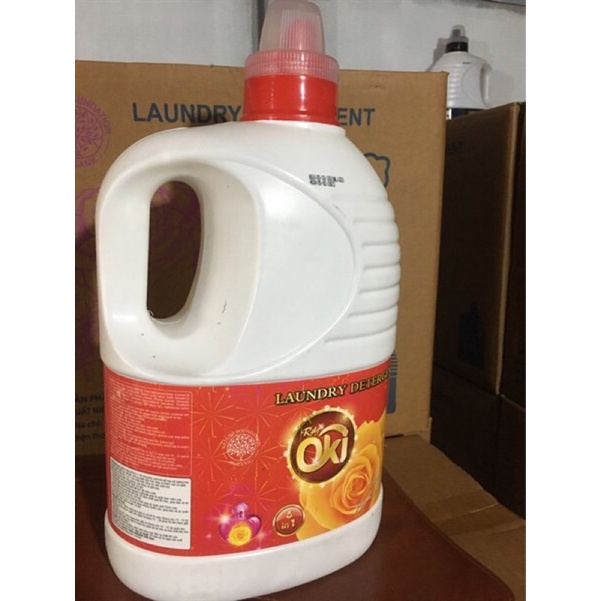 Nước giặt xả Oki 6in1 chai 4lít