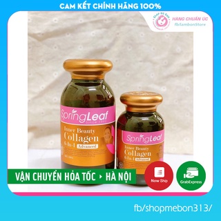 Collagen springleaf 6 in 1, viên spring leaf inner beauty colagen 6-in-1 advance 4.9, 90 viên, 180 viên úc