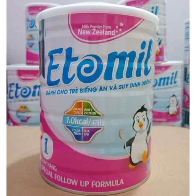 SỮA ETOMIL SỐ 1 400GR DÀNH CHO TRẺ BIẾNG ĂN VÀ SDD