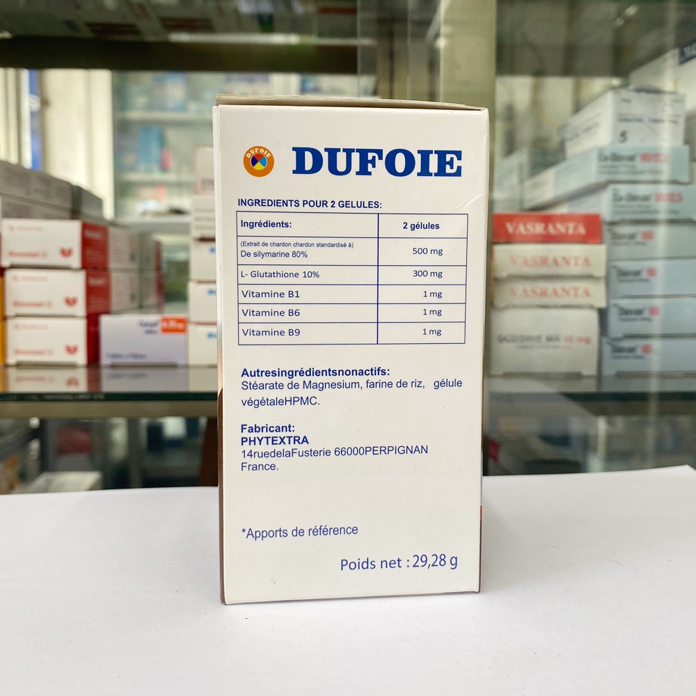Viên Uống Dufoie Của Pháp Giúp Tăng Cường Chức Năng Gan, Thải Độc Và Bảo Vệ Tế Bào Gan (Hộp 60 viên)