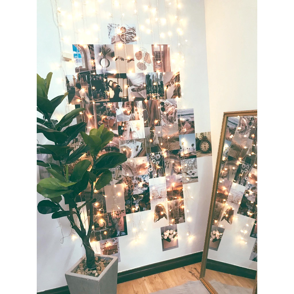 Wall collage decor vintage sticker dán tường cute decal theme Be Mẫu 2 1302