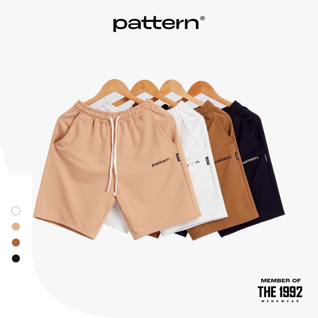 Quần Short Nỉ Nam PATTERN THE 1992 4 Màu Trơn Đủ Size 45 - 85Kg