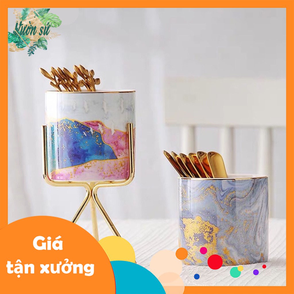 Cốc đựng thìa, dĩa GALAXY phong cách Châu Âu - VS114