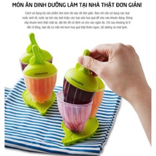 Bộ 4 dụng cụ làm kem que lock&lock cks201