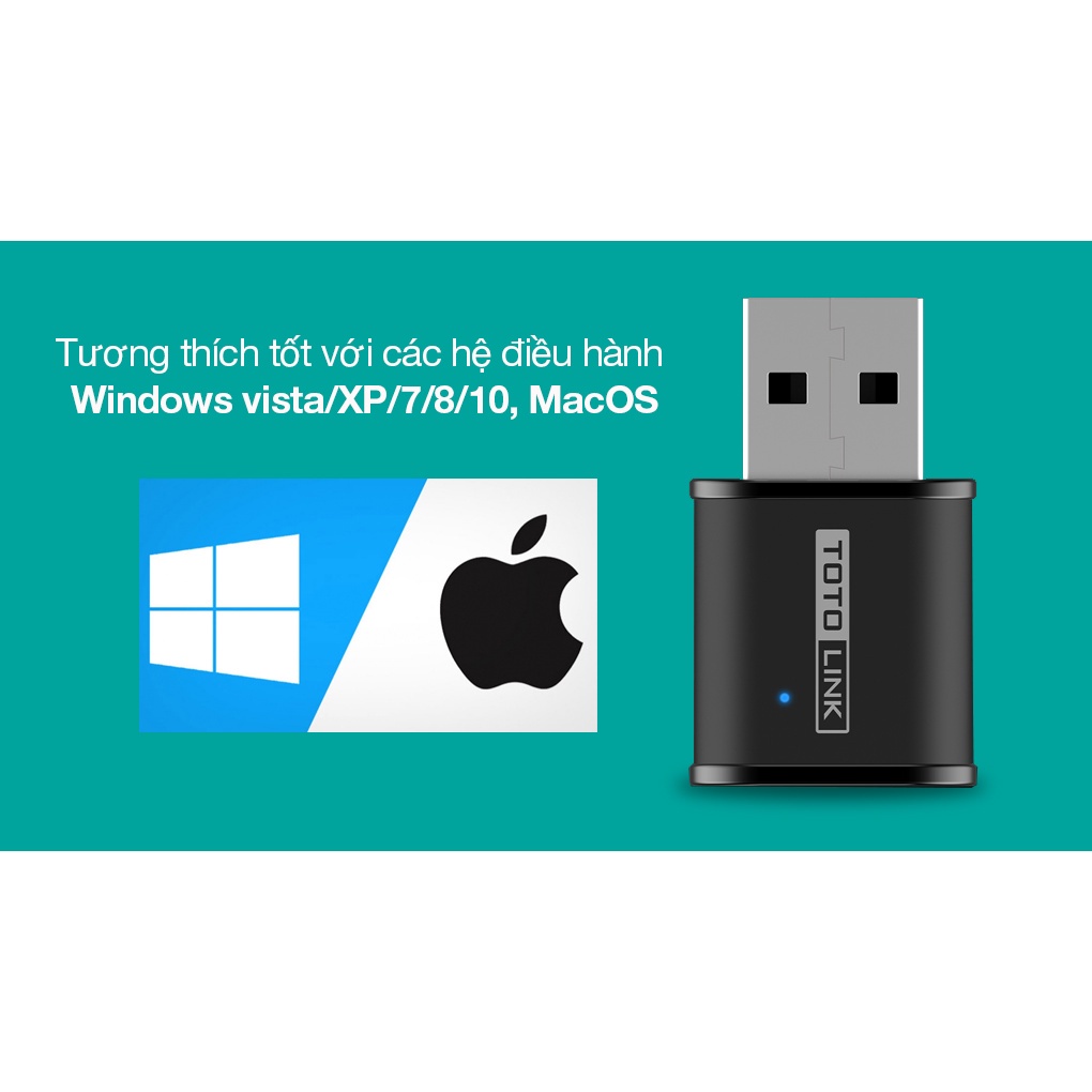 USB Wifi Totolink A650USM băng tần kép AC650 - Hàng chính hãng | BigBuy360 - bigbuy360.vn