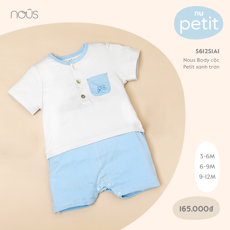 BODY CỘC HÈ NOUS BÉ TRAI 3-12M