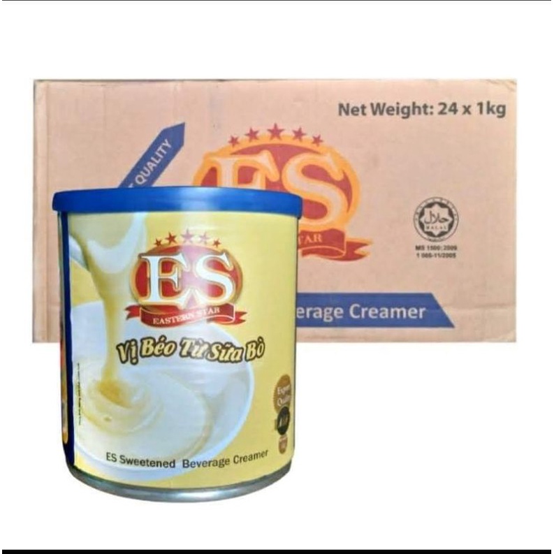 sữa đặc có đường 1kg giá rẻ.sữa nguyên kem Es lon 1kg nhập khẩu malaysia.Dùng để uống.pha cafe......