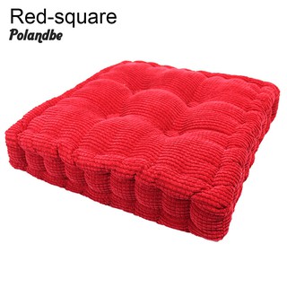 ●Po Round/Square Thick Cushion Pillow Chair Seat Bedroom Dining Room Tatami Mat Pad đệm ghế