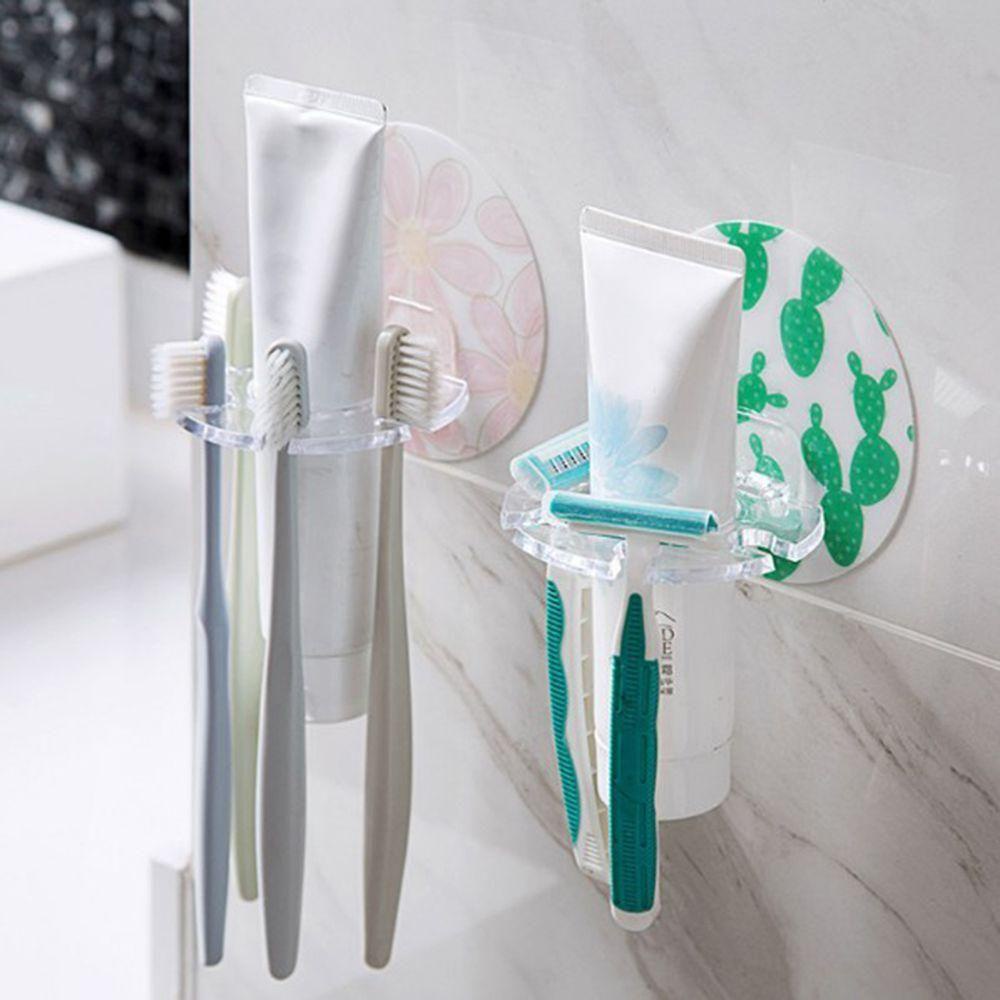 Giá Đỡ Bàn Chải Đánh Răng / Dao Cạo Râu Bằng Nhựa Tiện Dụng