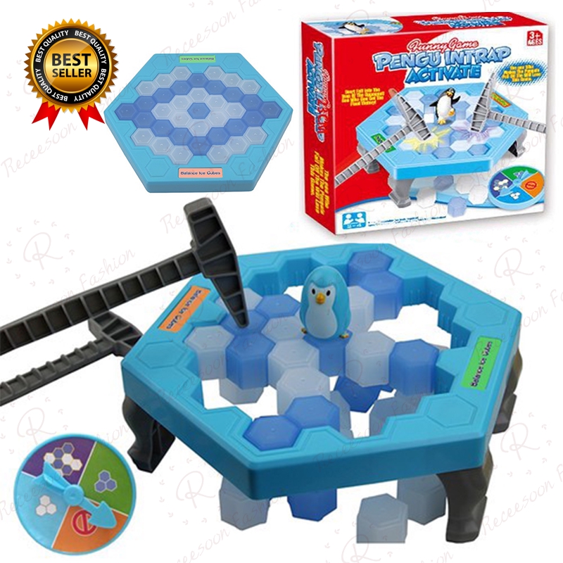Save Penguin On Ice Block Board Game Penguin Trap Ice Breaker Family