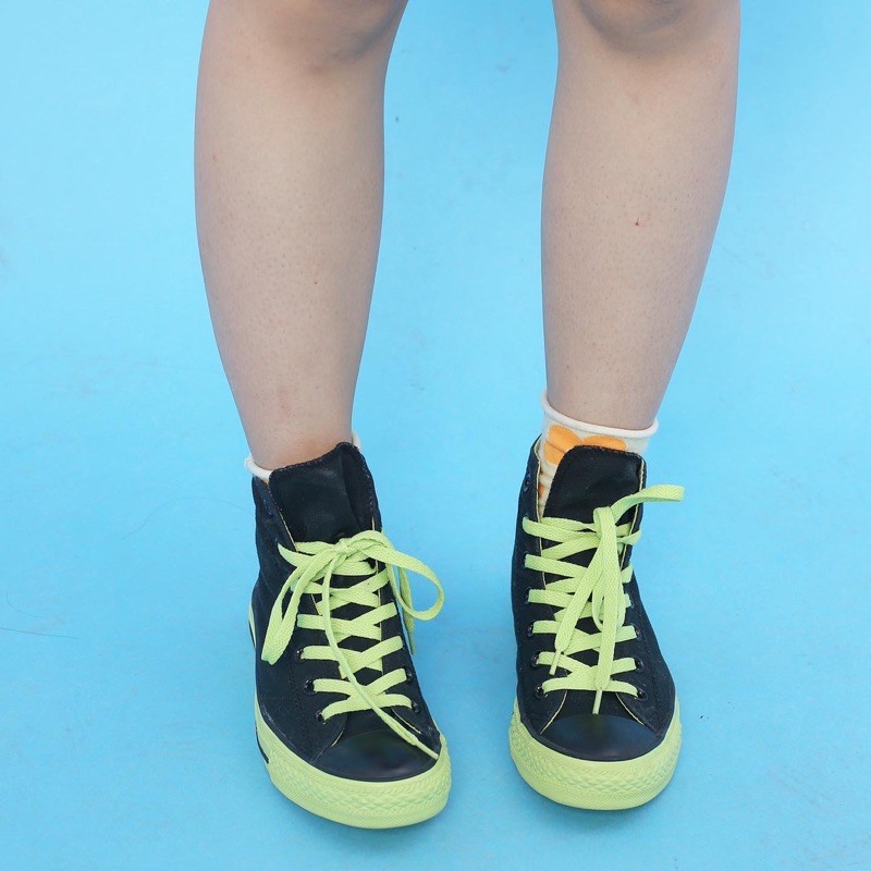 Giày Converse Đen viền Xanh dạ Limited edition Hi Real2hand