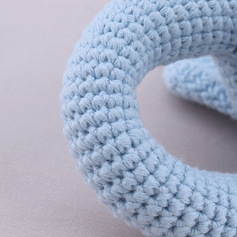 Voi Nhồi Bông Bằng Cotton Đan Móc Dễ Thương Dùng Trang Trí Giường Ngủ / Ghế Sofa