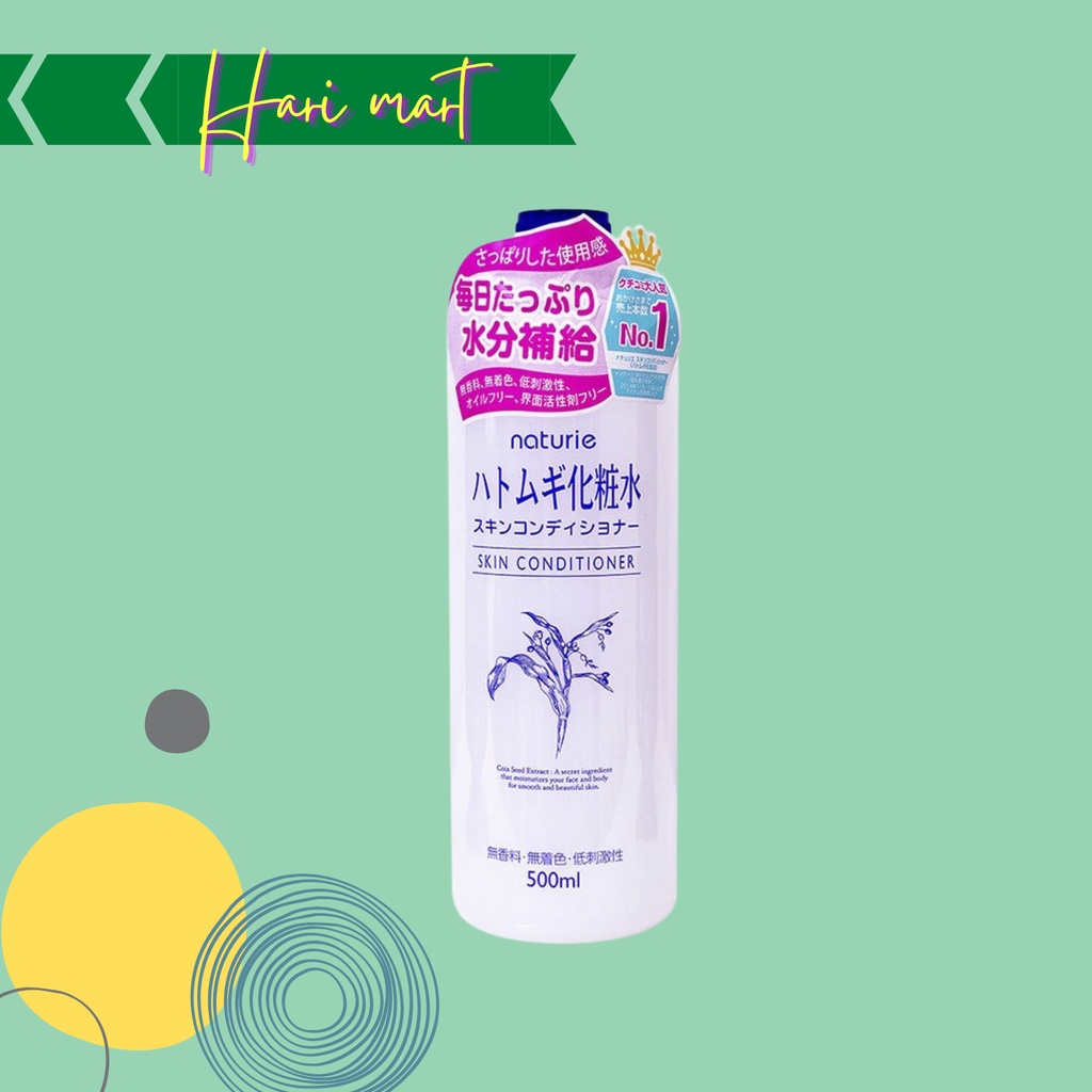 Nước hoa hồng Naturie Skin Conditioner Lotion Nhật Bản 500ml