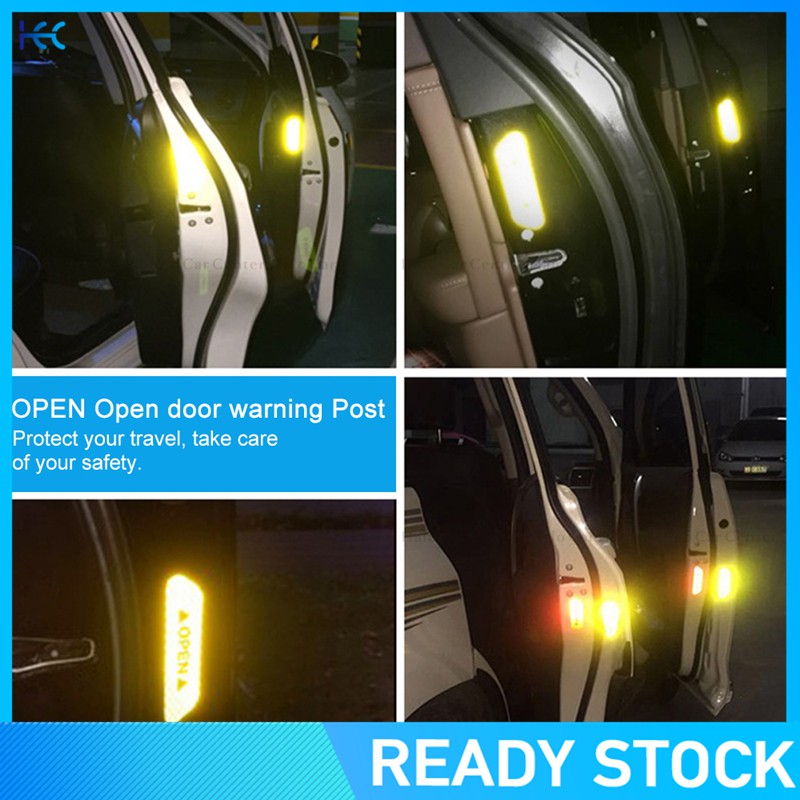 Miếng dán phản quang hình chữ OPEN cho xe hơi độc đáo