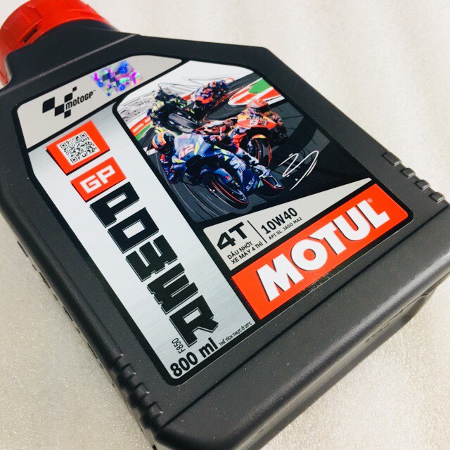 Nhớt  Motul GP Power 4T 10w40 MA2 - Dầu nhớt xe số và tay côn cao cấp