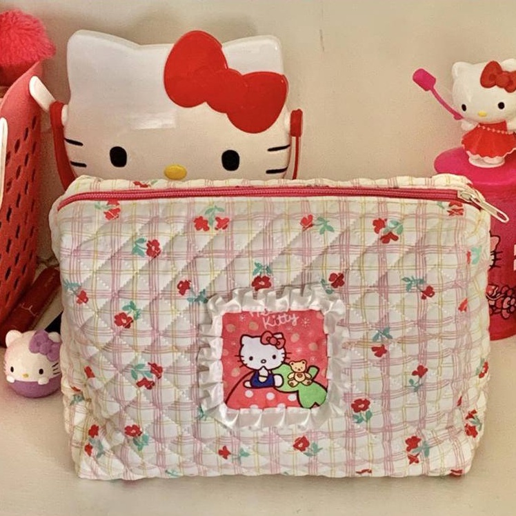 Dễ Thương Túi Đựng Đồ Trang Điểm Hello Kitty