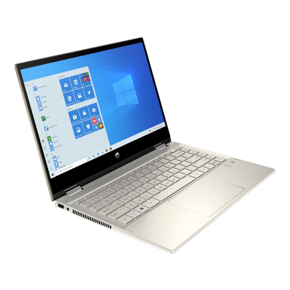 Laptop HP Pavilion x360 14-dw0061TU 19D52PA Gold i3-1005G1| 4G| 512Gb|14"Touch| Win10 | BigBuy360 - bigbuy360.vn