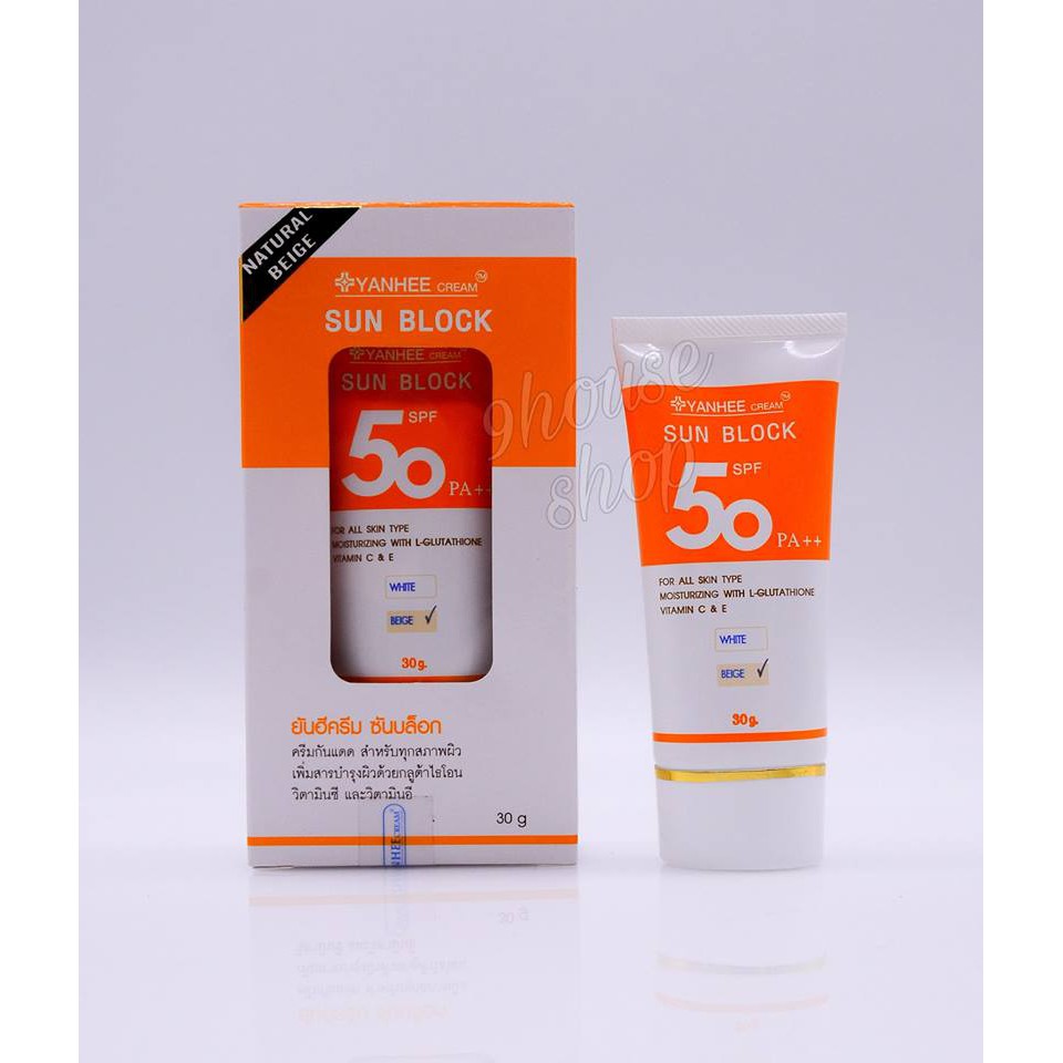 Kem Chống Nắng YANHEE Cream Sun Block 50SPF