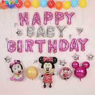 Bóng trang trí sinh nhật Happy Birthday,