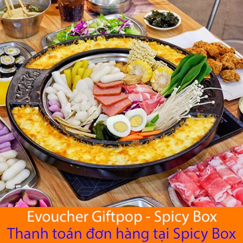 Miền Nam [Evoucher] Phiếu quà tặng Buffet dành cho 2 nguời trị giá 284.000 VNĐ tại nhà hàng Spicy Box