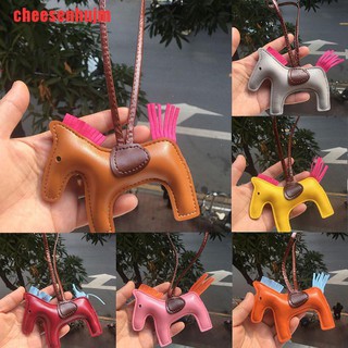 Móc Khóa Da PU Handmade Hình Ngựa Độc Đáo