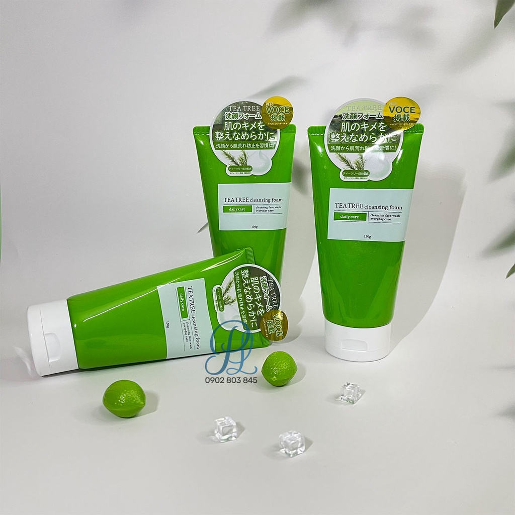 Sữa Rửa Mặt Hàng Ngày Chiết Xuất Tràm Trà Tea Tree Cleansing Foam 130g