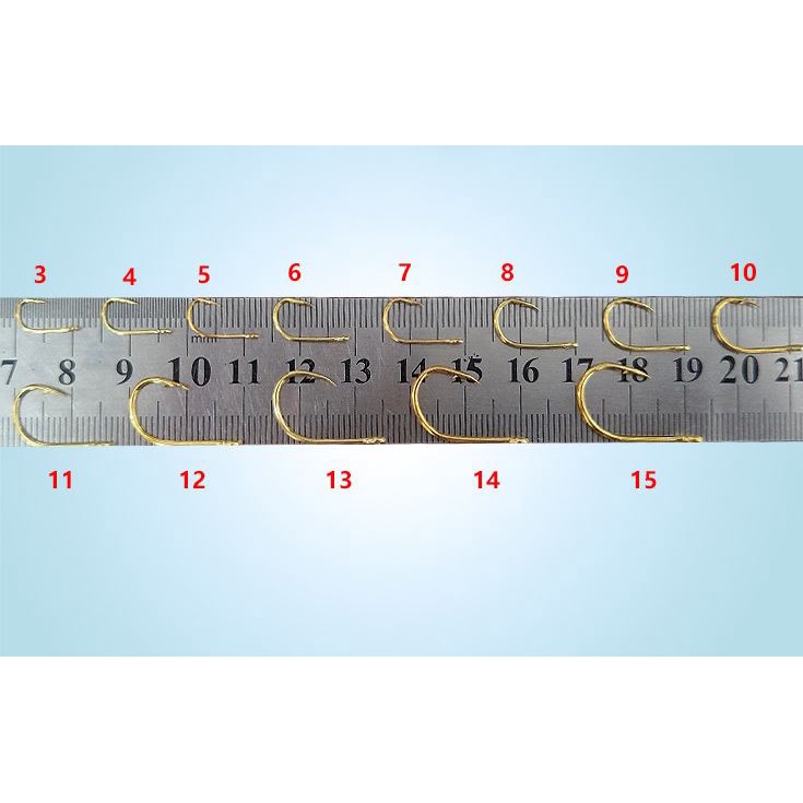 Hộp 100 Lưỡi Câu High Carbon Chuyên Câu Cá Chép Diếc Rô