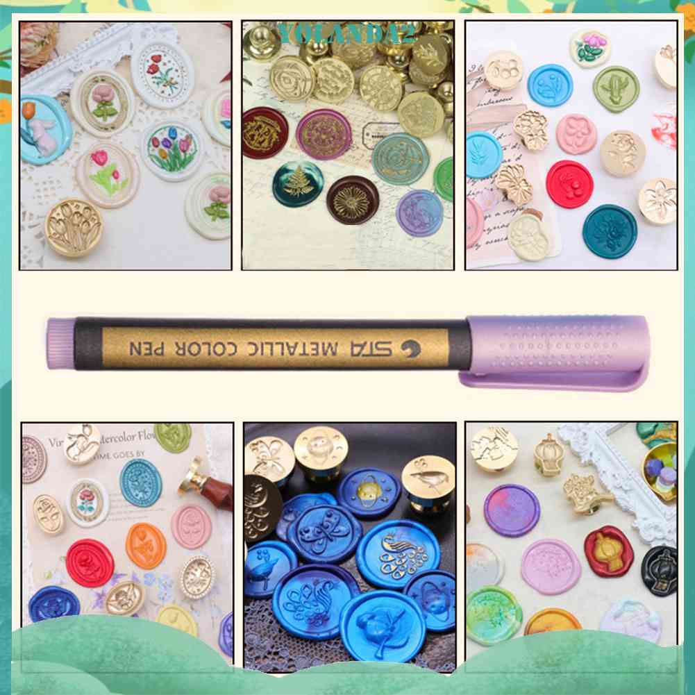 Bút Đánh Dấu Màu Sơn Kim Loại / Gỗ / Đánh Dấu Trang Trí Thiệp Mời