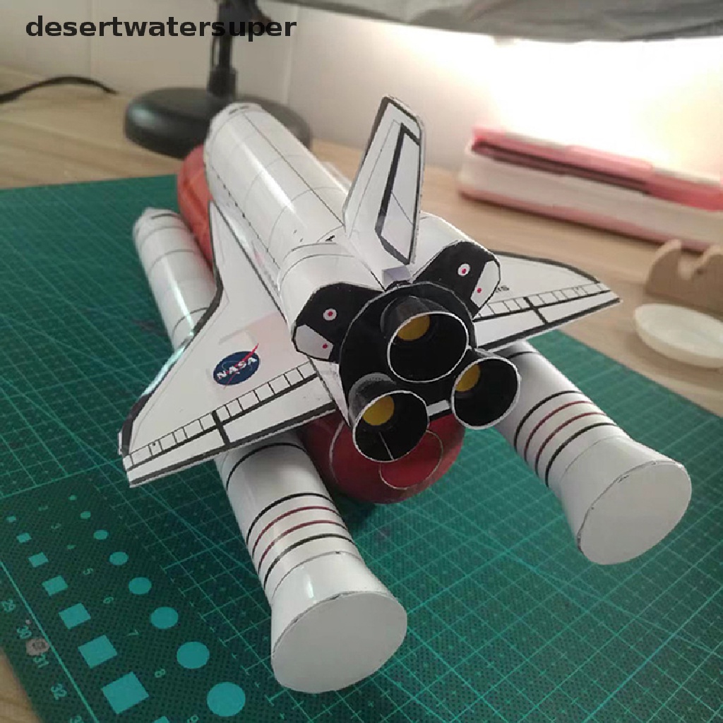 Thẻ Giấy Xây Dựng Mô Hình Tàu Con Thoi Không Gian 3D Tỉ Lệ 1: 150