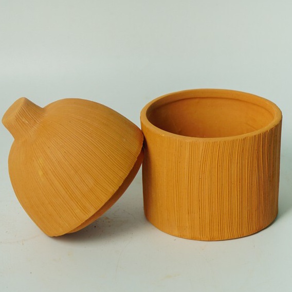 Hũ Đất Nung Handmade Có Nắp / Terra Cotta Jars With Lid - HD14