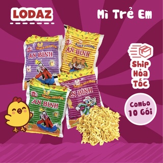 Mì tôm trẻ em An Bình COMBO 10 gói ăn vặt tuổi thơ LODAZ Hà Nội gói 20g