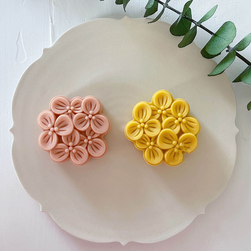 Khuôn Nhựa Làm Bánh Trung Thu Hình Hoa Mộc Lan DIY