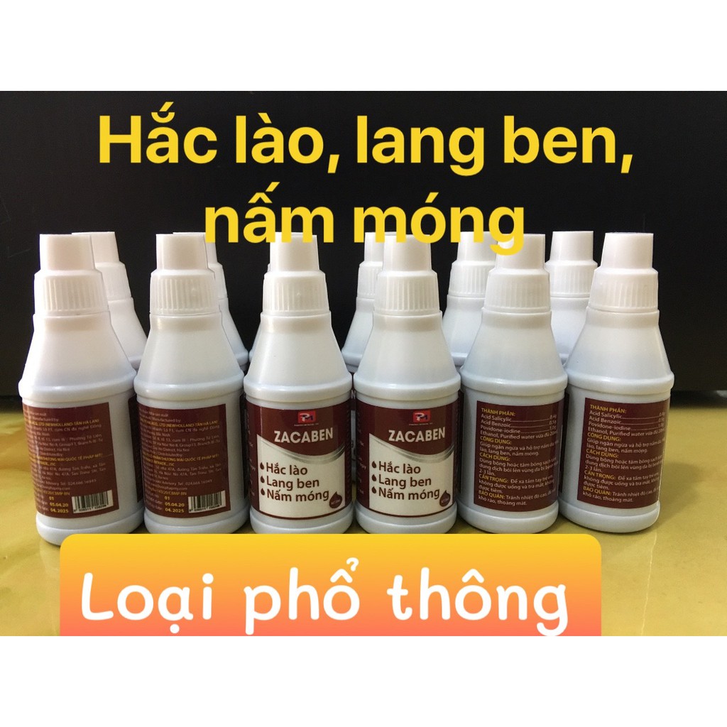 Hắc lào, lang ben, nấm móng  ZACABEN