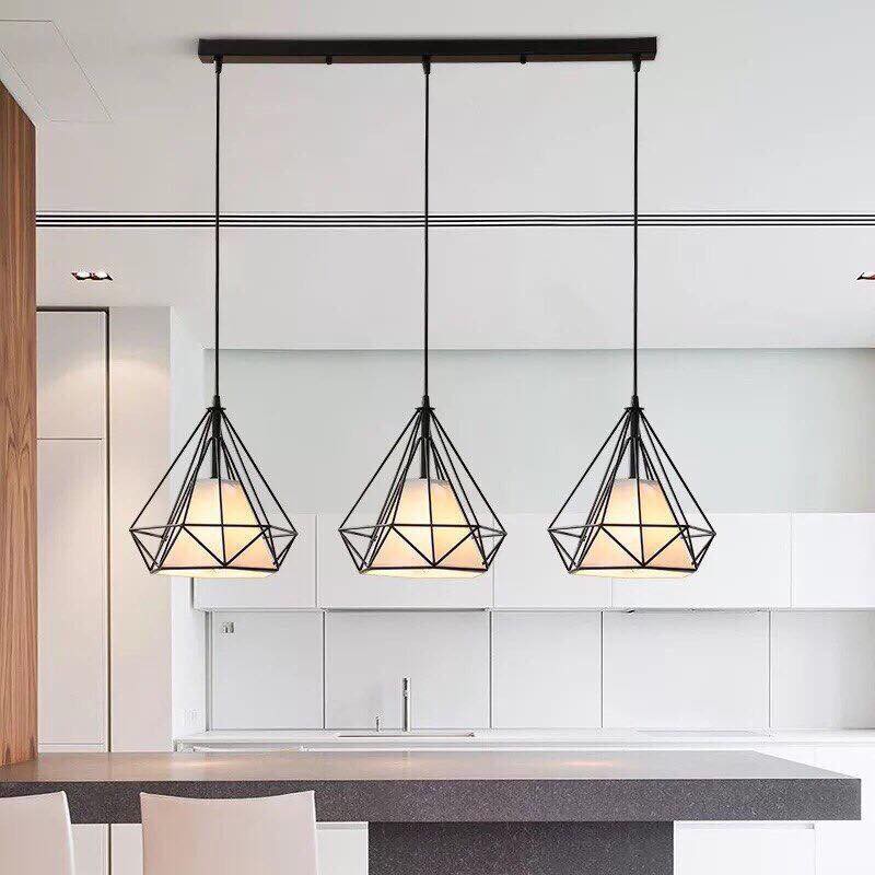 Bộ 3 đèn thả kim cương 25cm