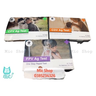 QUE TEST BỆNH CARE CDV VÀ PARVO VIRUS CPV, FPV (giảm bạch cầu) cho thú cưng