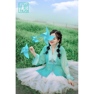 Áo nhật bình cách tân chiffon