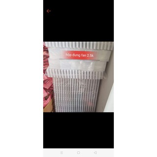 10 hộp ₫ựng fan mi vuông