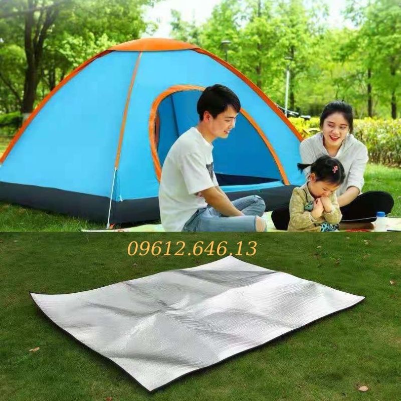 TẤM NỆM TRÁNG NHÔM HAI MẶT cách nhiệt chống thấm đa năng  tiện ích (trải lều, ngủ trưa, dã ngoại, leo núi...) | BigBuy360 - bigbuy360.vn