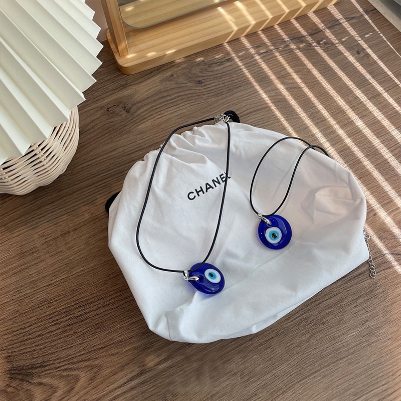 Vòng cổ/ Vòng đeo tay IF ME mặt đôi mắt xanh may mắn thời trang cho nữ