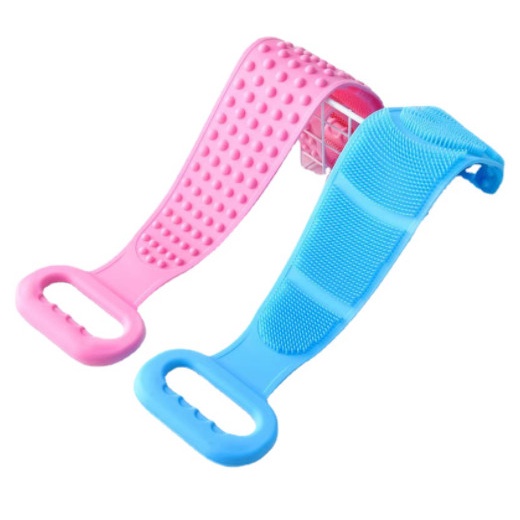 Dây tắm chà lưng silicon 2 mặt đa năng--K572